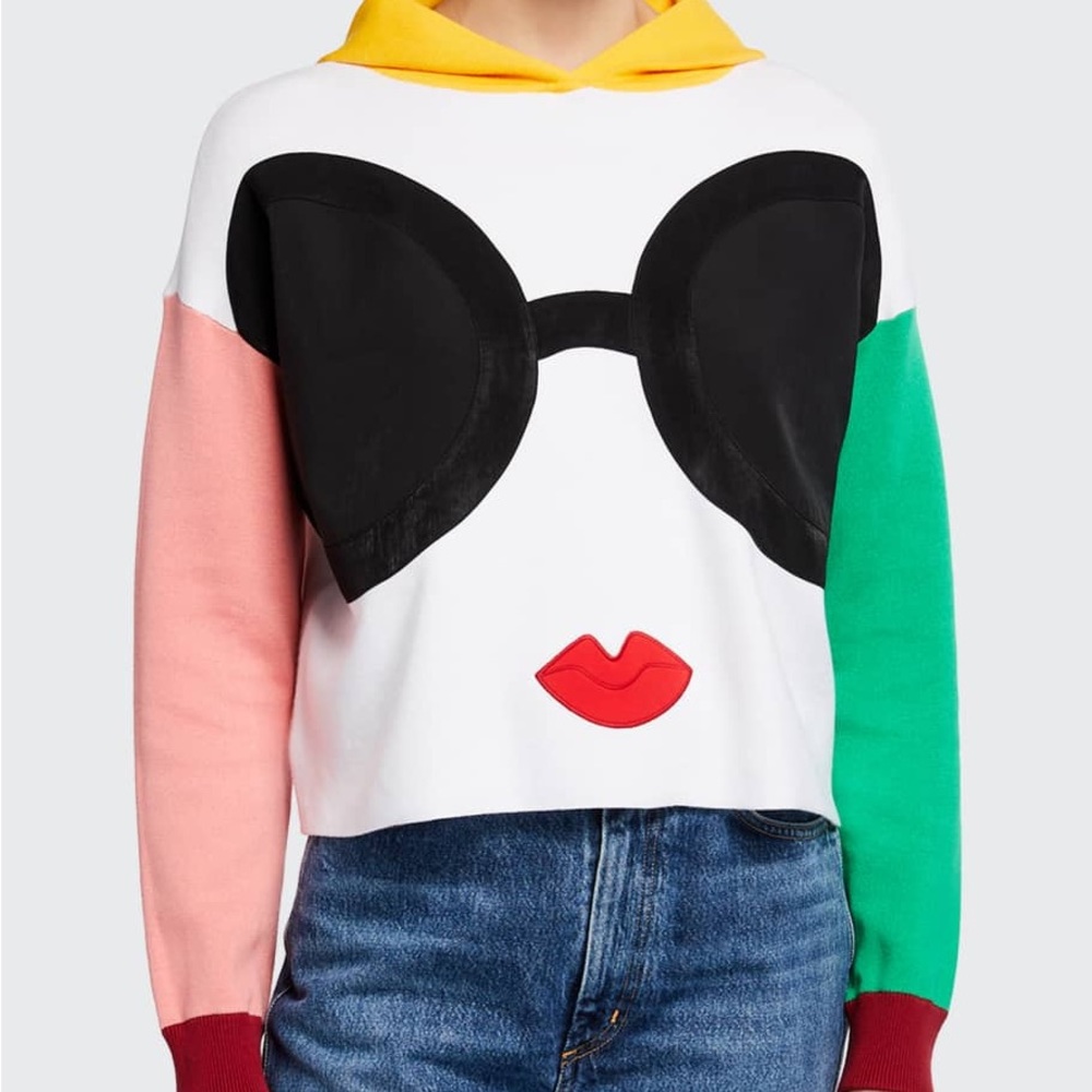 Alice + Olivia Colorblock Hoodie